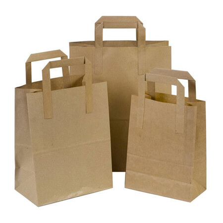 Handly eco friendly food packing paper bag 1