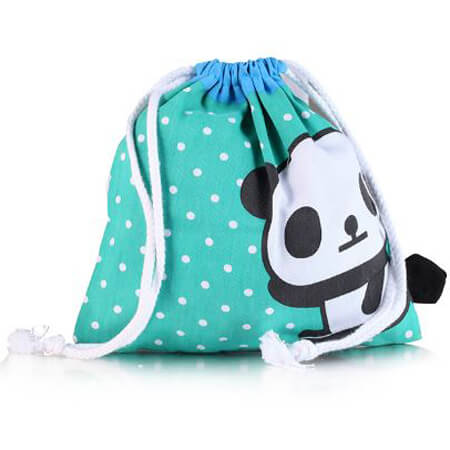 Cotton toy bags with cotton drawstring 2