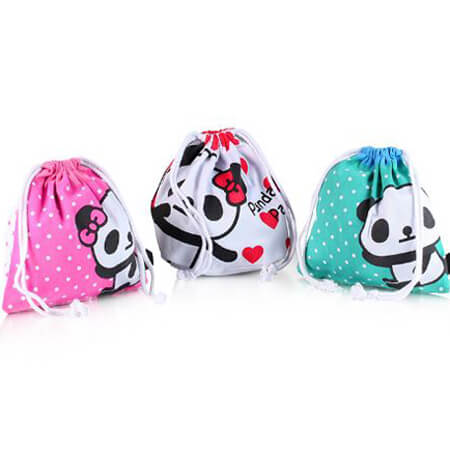 Cotton toy bags with cotton drawstring 4