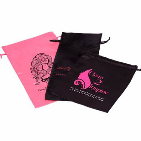 Custom silk bag with printed logo 3