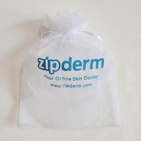 Printed organza gift bag with logo 1