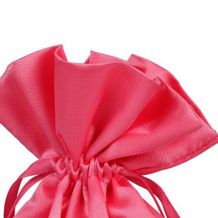 Satin drawstring pouch for Hair Extensions 3