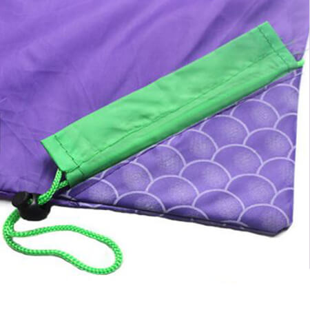 Grape shape foldable polyester drawstring bag 3
