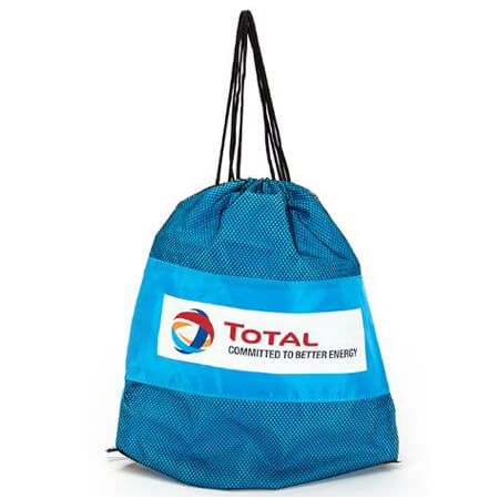 Lightweight polyester cinch gym bag 1