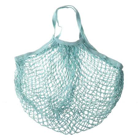 Natural cotton shopping net tote bag 3