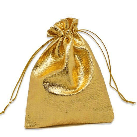 Tone satin gift bags with drawstring 1