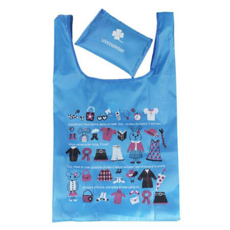 210D polyester promotional shopping bag 4