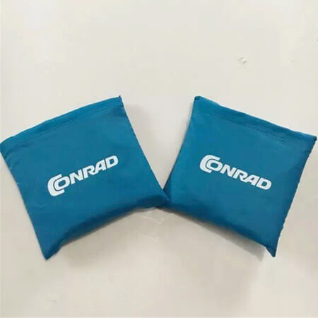 Customize blue foldable shopping bag 4