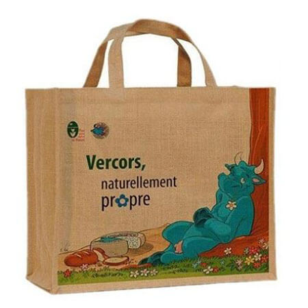 Fashion natural jute shopping bag 1