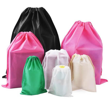 Non woven drawstring bags for shoes 4