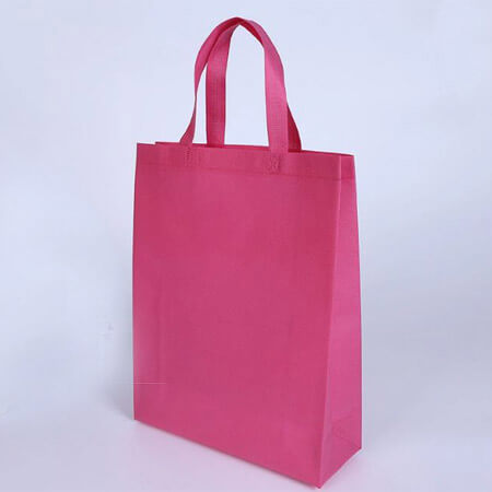 Pink non woven shopping bag 1