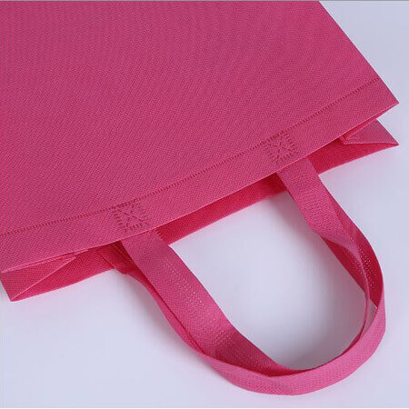 Pink non woven shopping bag 4