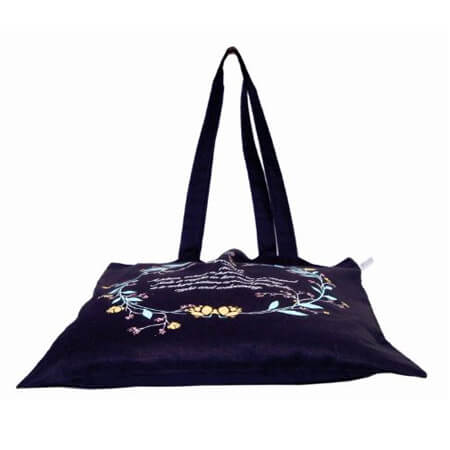 Eco-friendly canvas tote bag without gusset 2