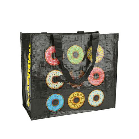 Printed laminated pp woven tote bags 1