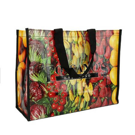 Reusable grocery pp woven shopping bags 1