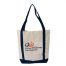 Canvas tote bag with company logo 1