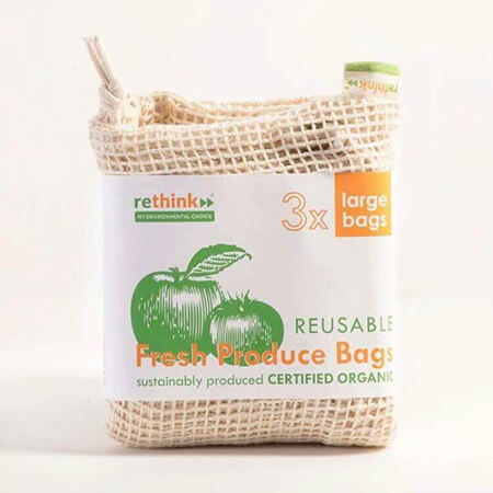 Organic cotton mesh produce bags 1