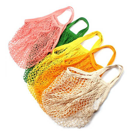 Reusable mesh shopping bag for fruit storage 1