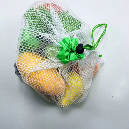 Reusable polyester mesh bags for fruit vegetable 1